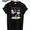 Flamingo ho ho Christmas T shirt