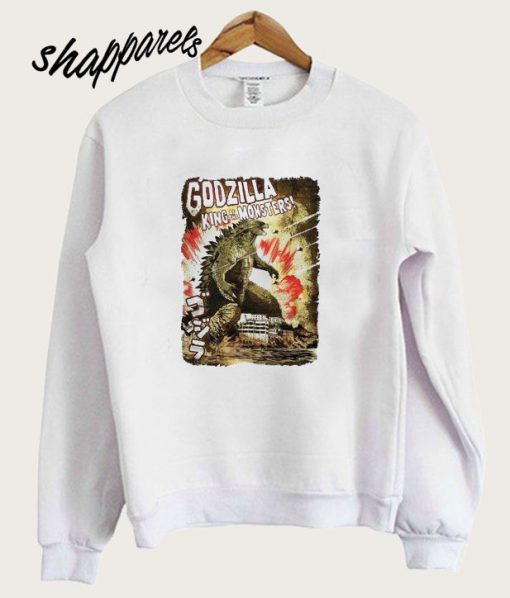 Godzilla Japanese King Of The Monsters Sweatshirt
