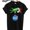 Grinch Hand Merry Christmas Nasa T shirt