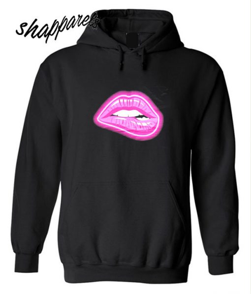 Hot pink lips Hoodie