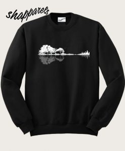 Inspired nature guitar Sweatshirt