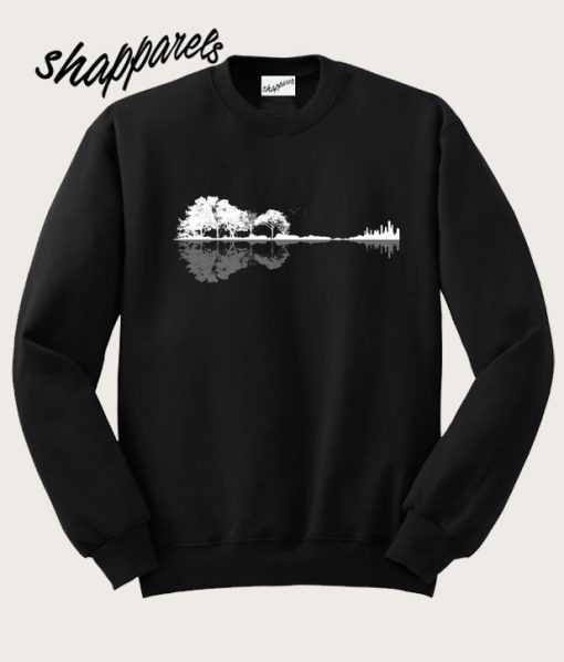 Inspired nature guitar Sweatshirt