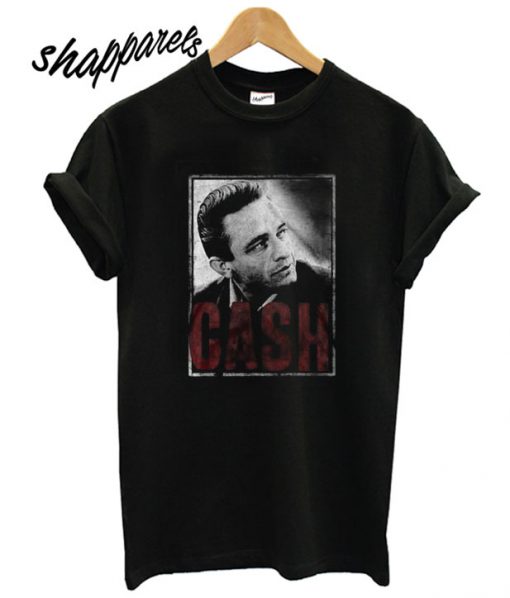 Johnny Cash Red Cash Portrait T shirt