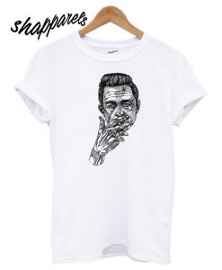 Johnny Cash White T shirt