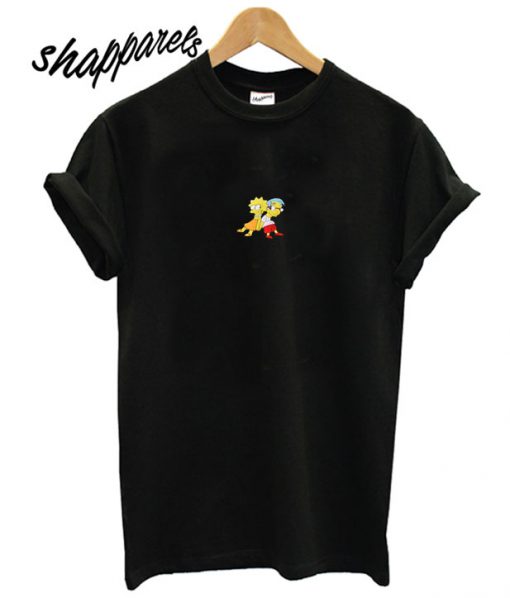 Lisa Simpson and Milhouse T shirt