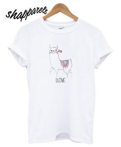 Llama With Roses T shirt