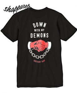 Lurking Class By Sketchy Tank Redrum Down With My Demons Black T shirt