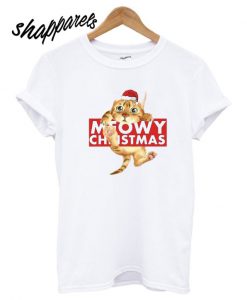 Meowy Christmas T shirt