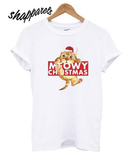 Meowy Christmas T shirt