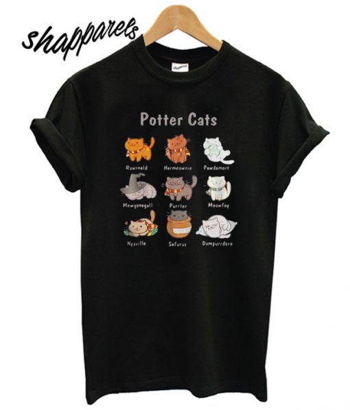 Potter cats T shirt