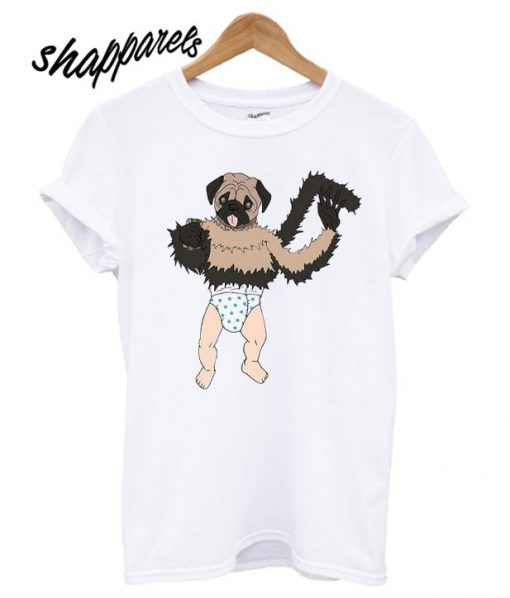 Puppy Monkey Baby T shirt