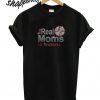 Real Moms of Baseball bling T shirt