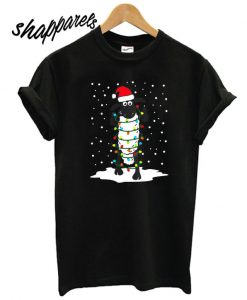 Sheep With Christmas Lights T shirt