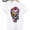 Skull n Flower T shirt