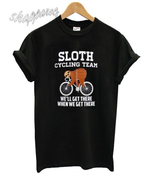 Sloth cycling team T shirt