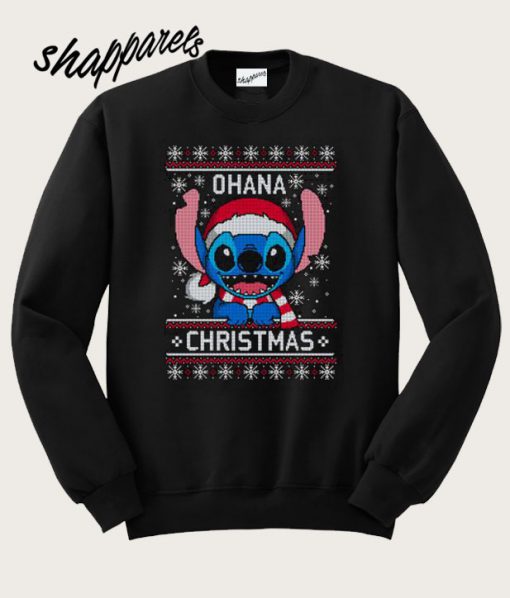 Stitch Ohana Christmas Sweatshirt