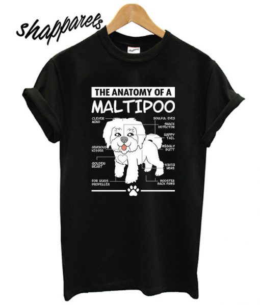 The Anatomy Of A Maltipoo T shirt