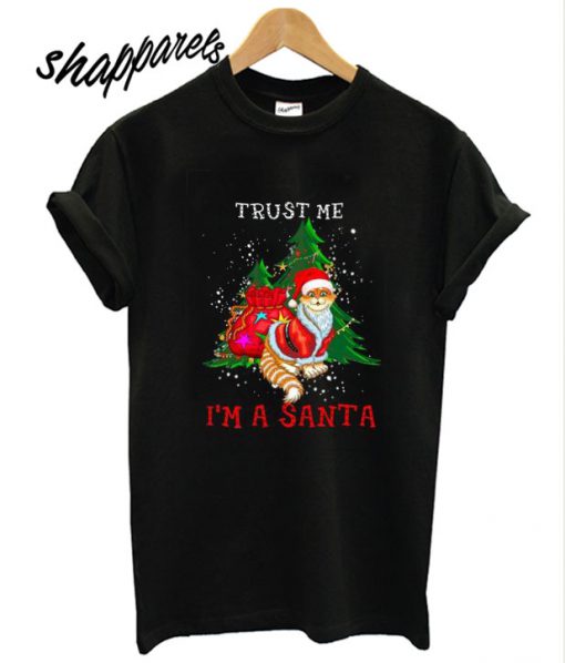 Trust Me I’m A Santa Cat Lovers T shirt