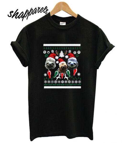 Ugly Sloth Christmas Sweater T shirt