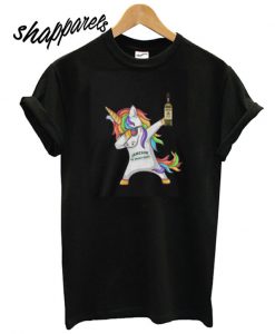 Unicorn Dabbing Jameson Irish Whiskey T shirt