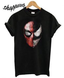 Venom Spidey Faces Spiderman Avengers T shirt