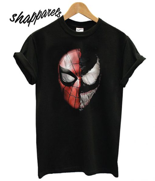 Venom Spidey Faces Spiderman Avengers T shirt