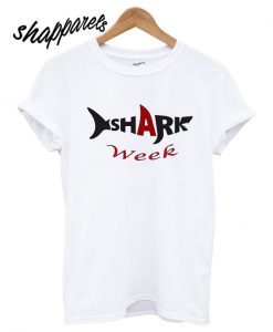 Week of Sharks great white big T shirt