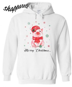 merry christmas piggy hoodie