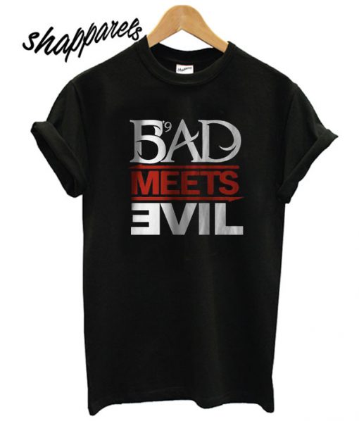 Bad Meets Evil Black T shirt