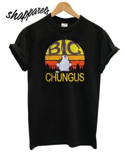 Big Chungus meme vintage sunset T shirt