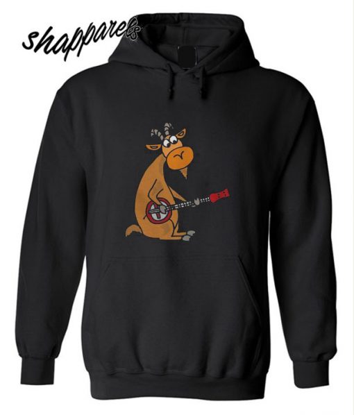 Billy Goat Playing the Banjo Hoodie