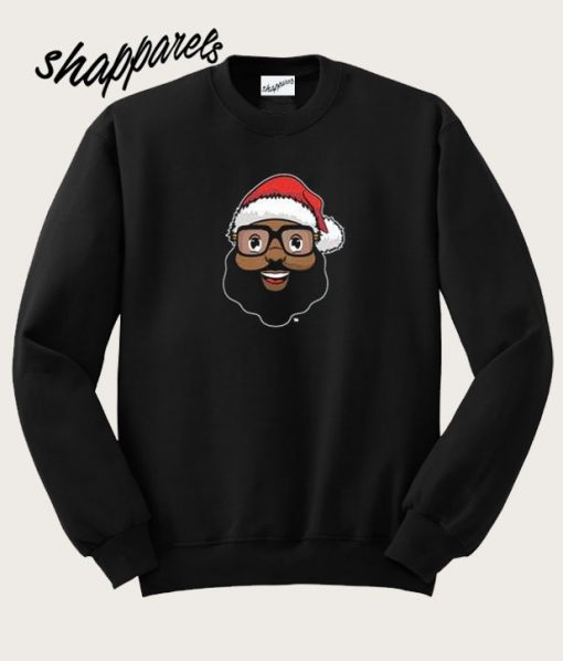 Black Santa Sweatshirt