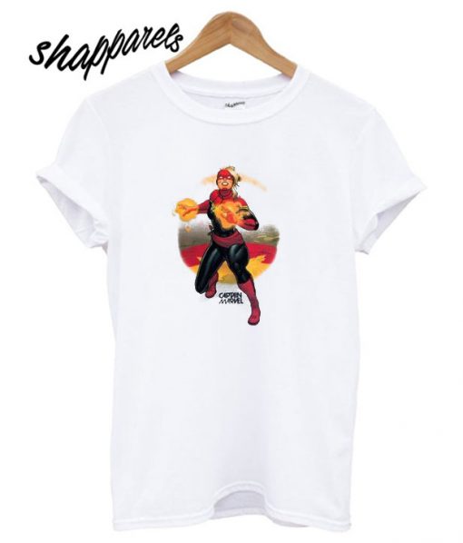 Captain Marvel And The Avengers T shirt