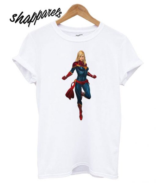 Captain Marvel White Trending T shirt