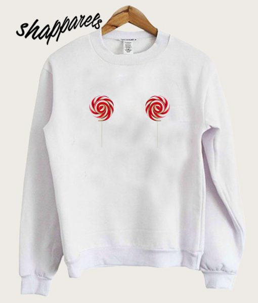 Christmas Shirt Lollipop Sweatshirt