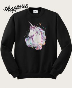 Colorful Unicorn Rave Lover Funny Rainbow Sweatshirt