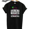 Drinking Margaritas With My Senoritas Mexico Girls T shirt