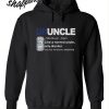 Druncle like a normal uncle only drunker Busch Light Hoodie