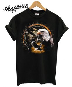 Eagle Dreamcatcher Black T shirt