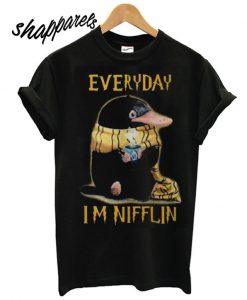 Fantastic Beasts Niffler Everyday I’m Nifflin T shirt