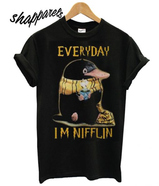 Fantastic Beasts Niffler Everyday I’m Nifflin T shirt