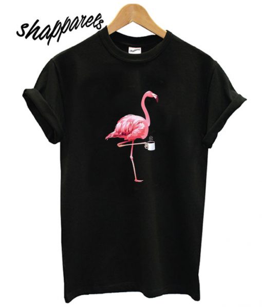 Flamingo Coffee T shirt