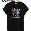 Flamingos Queen of the camper Unisex adult cool T shirt