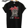 Funny Cat Mom T shirt