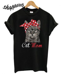 Funny Cat Mom T shirt