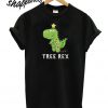 Funny Christmas Dinosaur Tree Rex T shirt