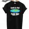 Funny Flat Earth Novelty T shirt
