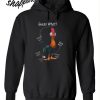 Hei hei guess what guess chicken butt pool thigh Ladies hoodie