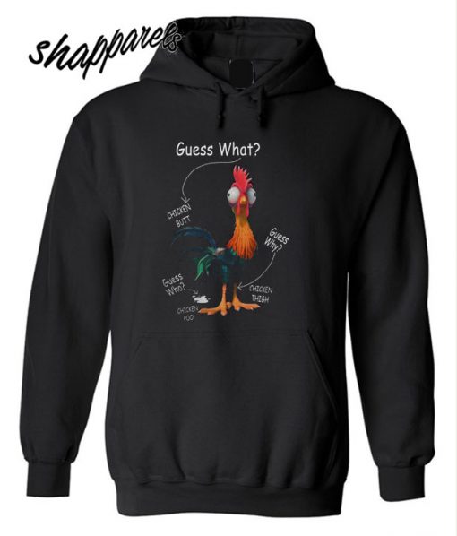 Hei hei guess what guess chicken butt pool thigh Ladies hoodie