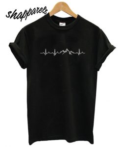 Hiking Heartbeat T shirt